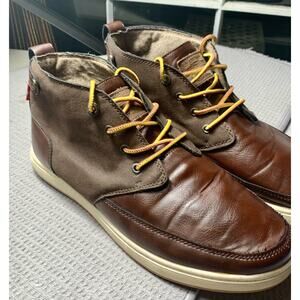 Men's size 9M Levi Strauss & Co. Brown Chukka Lace Up Ankle Boots NICE!sku 460